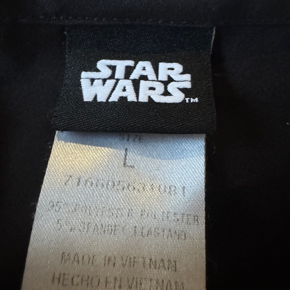 Star Wars Scrub Top Men’s L Yoda Dagobah Kangaroo Pocket Cherokee Tooniforms - Picture 10 of 10